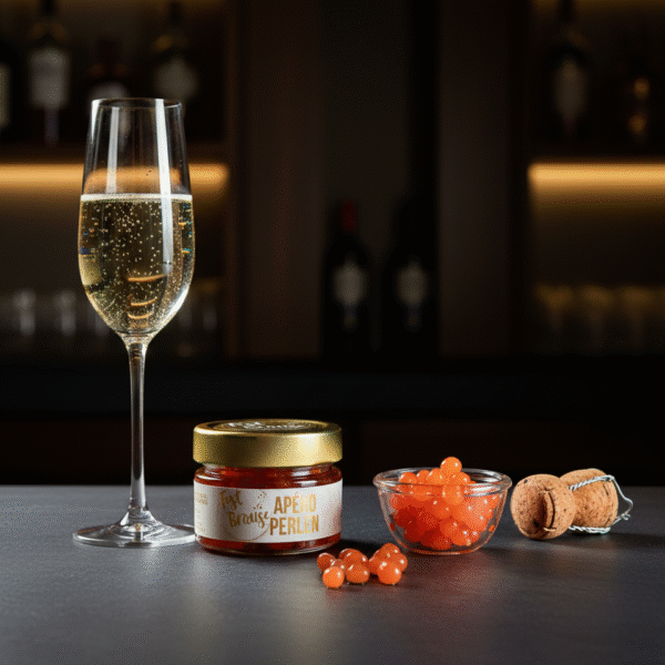Apero Gourmet Perlen in Sekt Bar