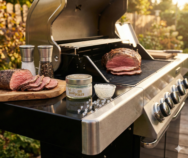 Gin Perlen passen perfekt zu Barbecue